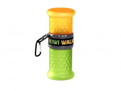 44950 3 cestovni lahev kiwi walker travel bottle 2in1 oranzova zelena 9 5x24x9 5cm