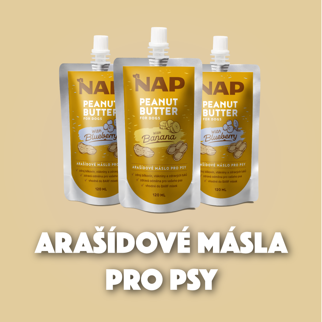 ARAŠÍDOVÉ MÁSLA PRO PSY