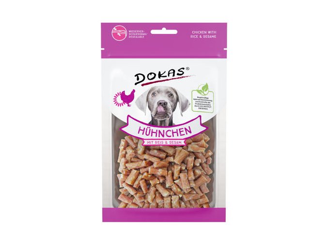 Dokas - Kuřecí mini kousky pro psy 70 g