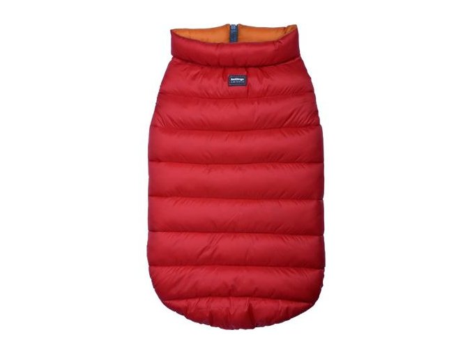 Red Dingo Puffer Jacket – Červená / Oranžová velikost bundy 30 cm