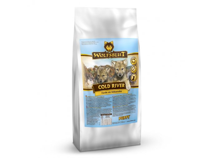 Wolfsblut Cold River Puppy 15kg - pstruh s batáty