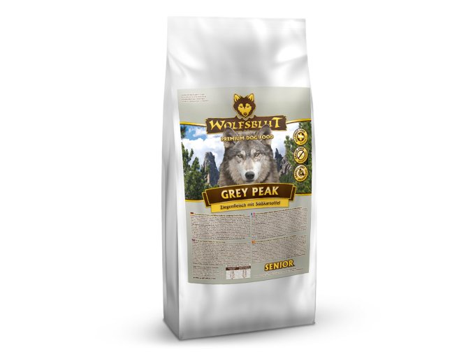 Wolfsblut Grey Peak Senior 15kg - koza s batáty
