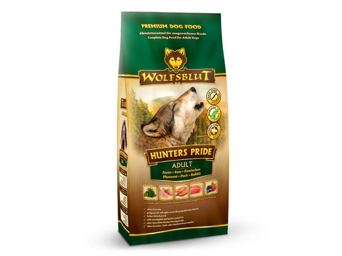 Wolfsblut Hunters Pride Adult 2kg - bažant, kachna a králík