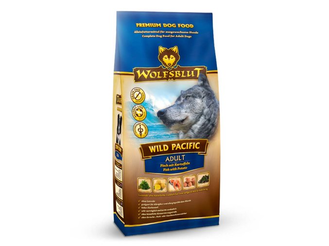 Wolfsblut Wild Pacific Adult 2kg - ryby s bramborem