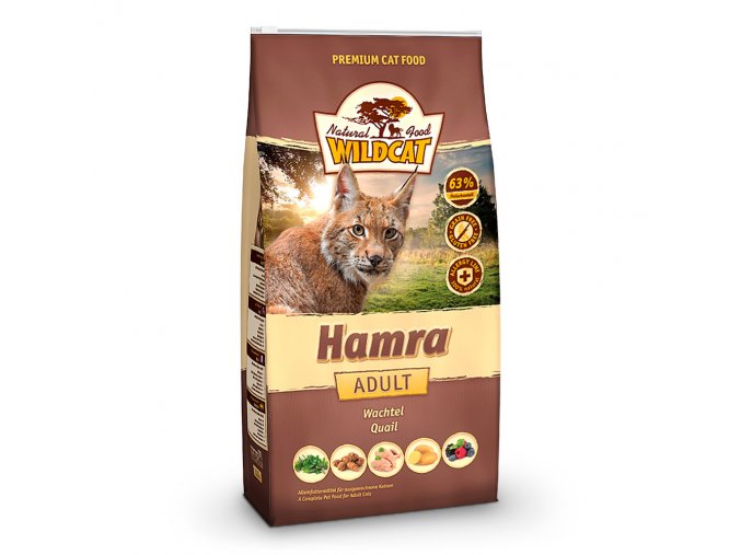 WildCat Hamra 3kg - křepelka a brambor