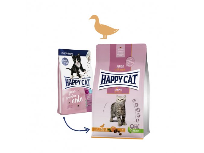 868 happy cat junior land ente kachna 300 g