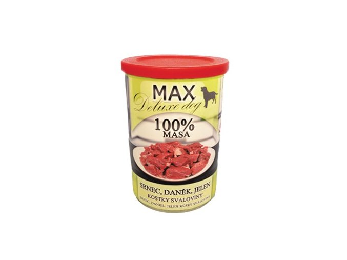 MAX deluxe srnec, daněk, jelen 400g