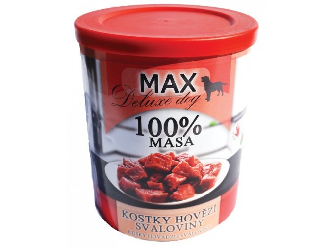 MAX deluxe kostky hovězí svaloviny 400g