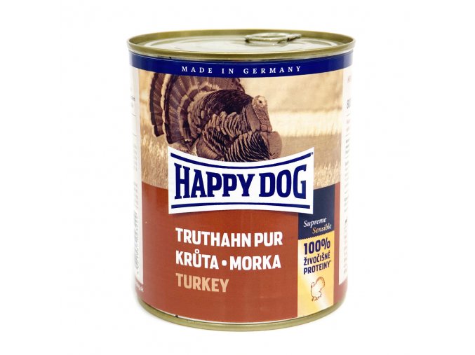 343 happy dog truthahn pur kruti 800 g