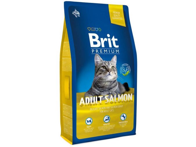 NEW Brit Premium Cat ADULT SALMON 1,5kg