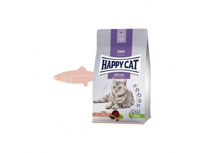 763 happy cat senior atlantik lachs losos 1 3 kg