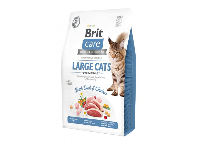 Brit Care Cat Grain-Free Large cats Power & Vitality 2kg + 400g ZDARMA