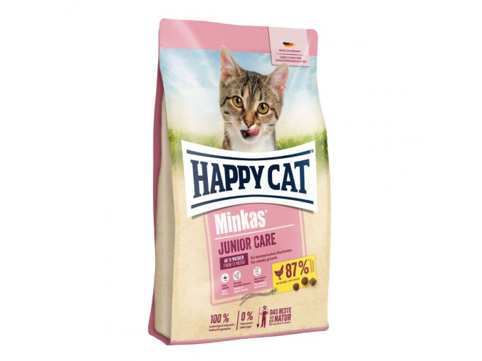 433 happy cat minkas junior care geflugel 10 kg