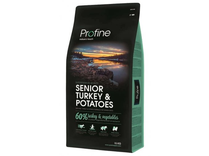 Profine Senior Turkey & Potatoes 15+3kg ZDARMA