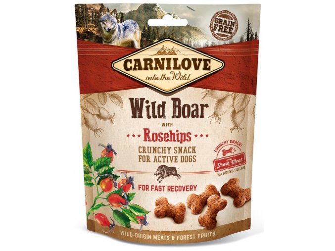 Carnilove Dog Crunchy Snack Wild Boar & Rosehips 200g