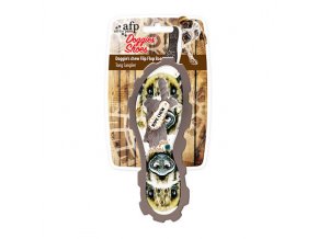 Hračka pantofel AFP Doggies Shoes – žabka s obrázkem divokého prasete