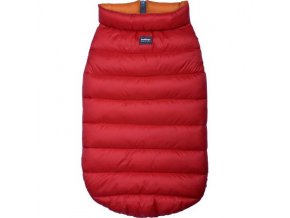 Red Dingo Puffer Jacket – Červená / Oranžová velikost bundy 40 cm