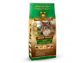 Wolfsblut Green Valley Adult 500g - jehněčí a losos