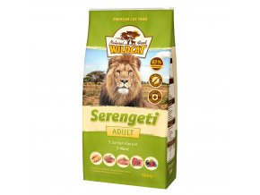 WildCat Serengeti Adult 3kg - 5 druhů mas s bramborem