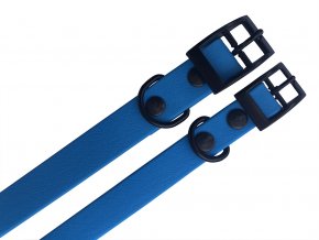 Obojek pro psy voděodolný 30cm/16mm světle modrý