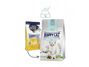 934 happy cat sensitive light 300 g