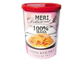 MERI CAT deluxe losos kousky 400g