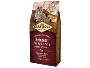 Carnilove CAT Reindeer for Adult Cats - Energy & Outdoor 6kg