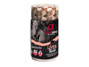 Alpha Spirit Dog Liver Sticks Ristra 16 ks