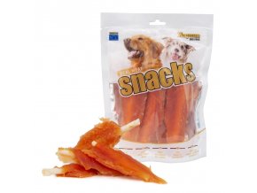 Magnum Chicken breast on Rawhide stick 250g