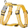 Postroj RD 12 mm x 30-44 cm- White Spots on Yellow