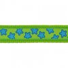 Obojek RD 12 mm x 20-32 cm - Stars Turquoise