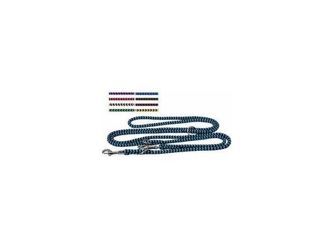 2748 lanove prepinaci voditko 8 mm pro psy mix barev 2 m