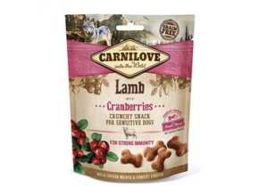 2142 pamlsek pro psy carnilove lamb and cranberries 200 g