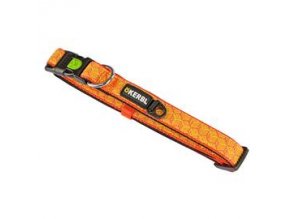 435 obojek pro psa reflexni oranzovy 30 45 cm