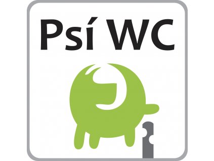 cedulka psi WC