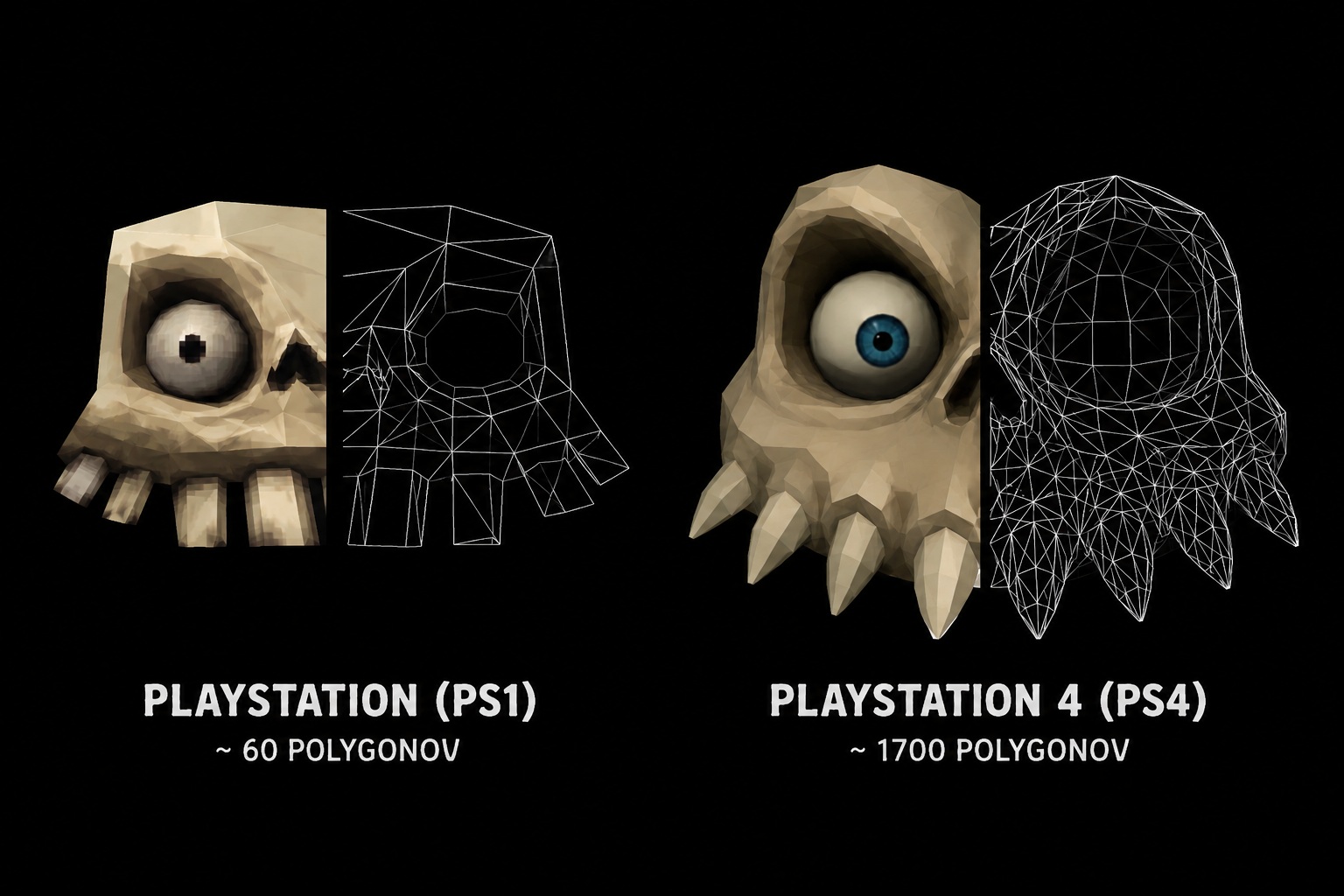Vieš, že... roztrasená grafika PS1 hier má veľa spoločného s polygónmi?