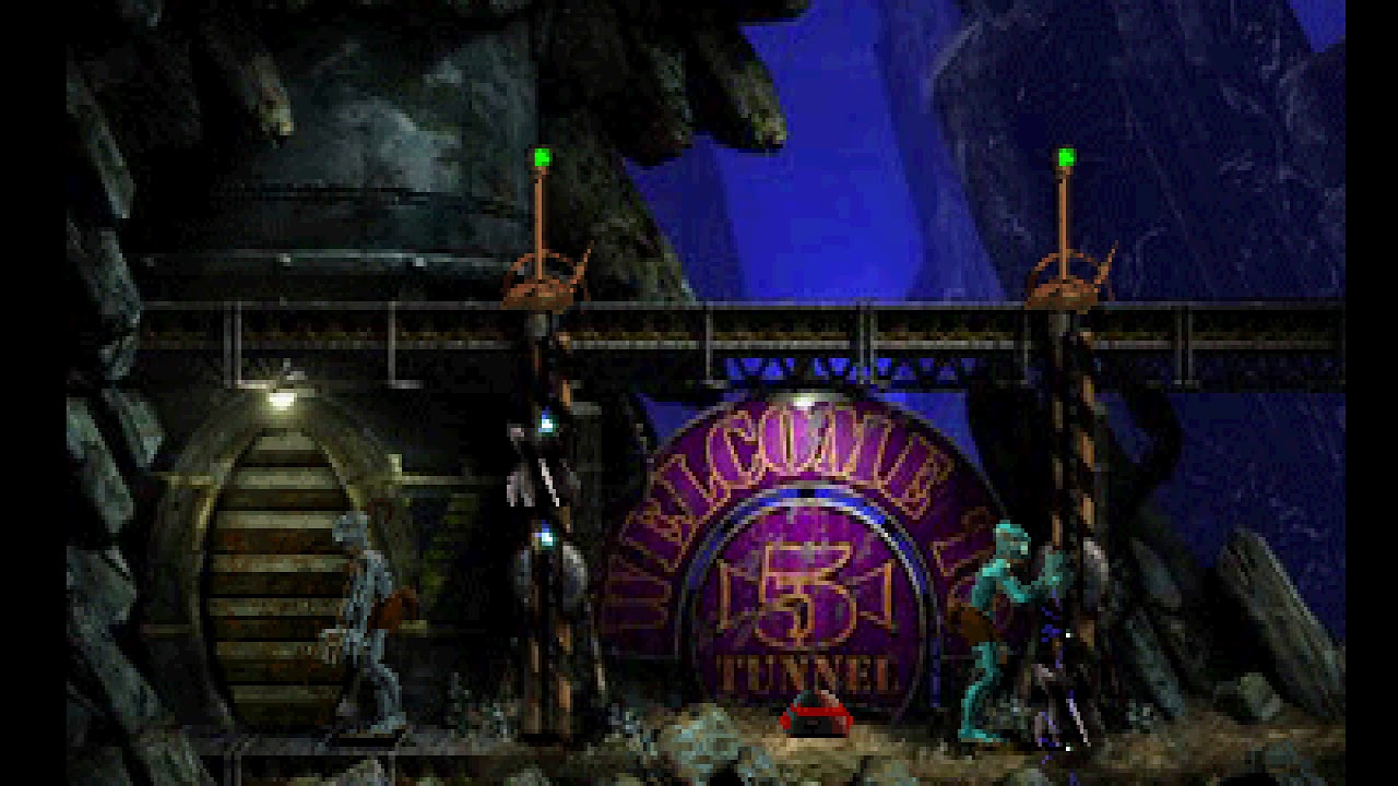 Oddworld Abe's Exoddus pro PlayStation 1 - Abe mezi tajemným Necrumem a průmyslovým světem SoulStorm Brewery