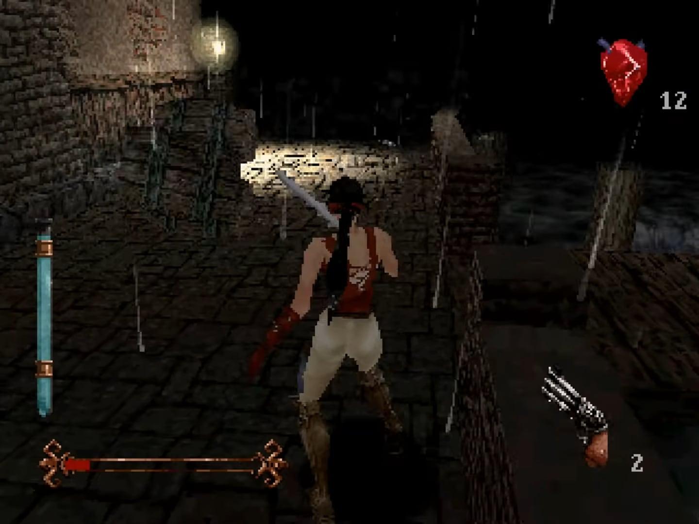 Souboj s monstrem ve hře Nightmare Creatures na PlayStation 1
