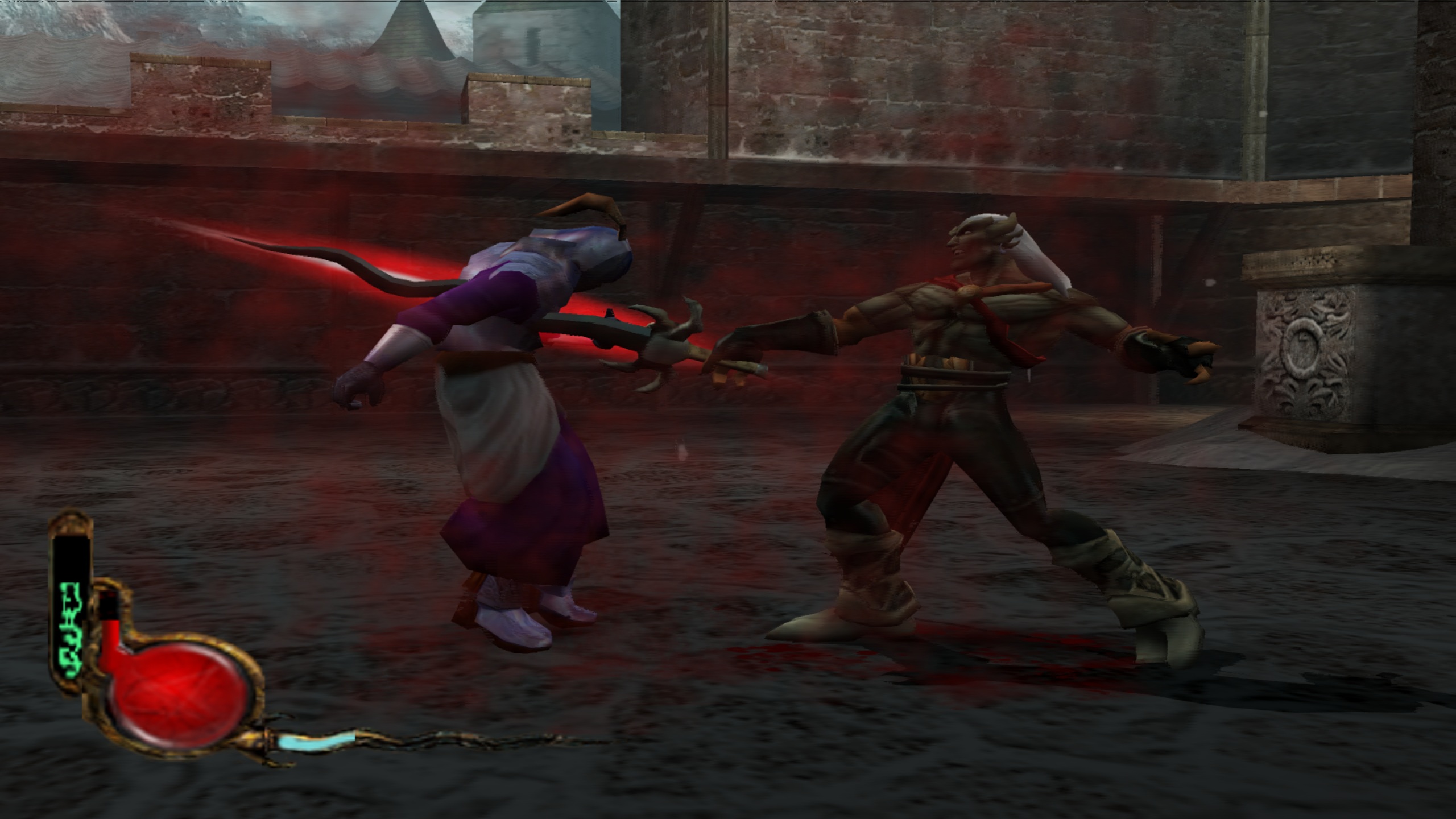 Legacy of Kain Defiance pre PlayStation 2 - Kain v súboji s nepriateľom