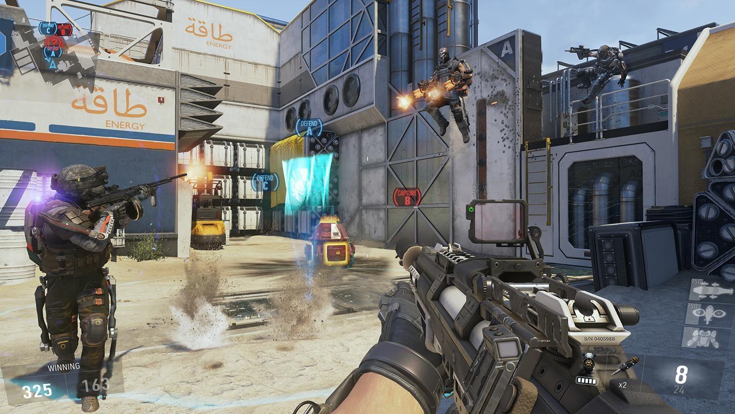 Call of Duty Advanced Warfare - multiplayerový souboj s Exo obleky a boost skoky