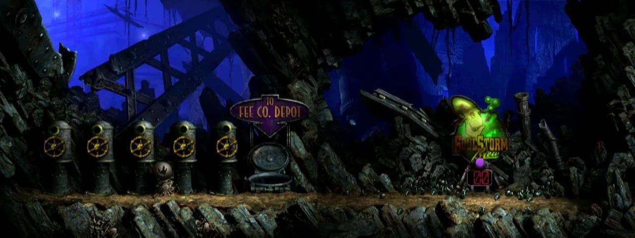 Oddworld Abe's Exoddus pre PlayStation 1 - Abe medzi tajomným Necrumom a priemyselným svetom SoulStorm Brewery