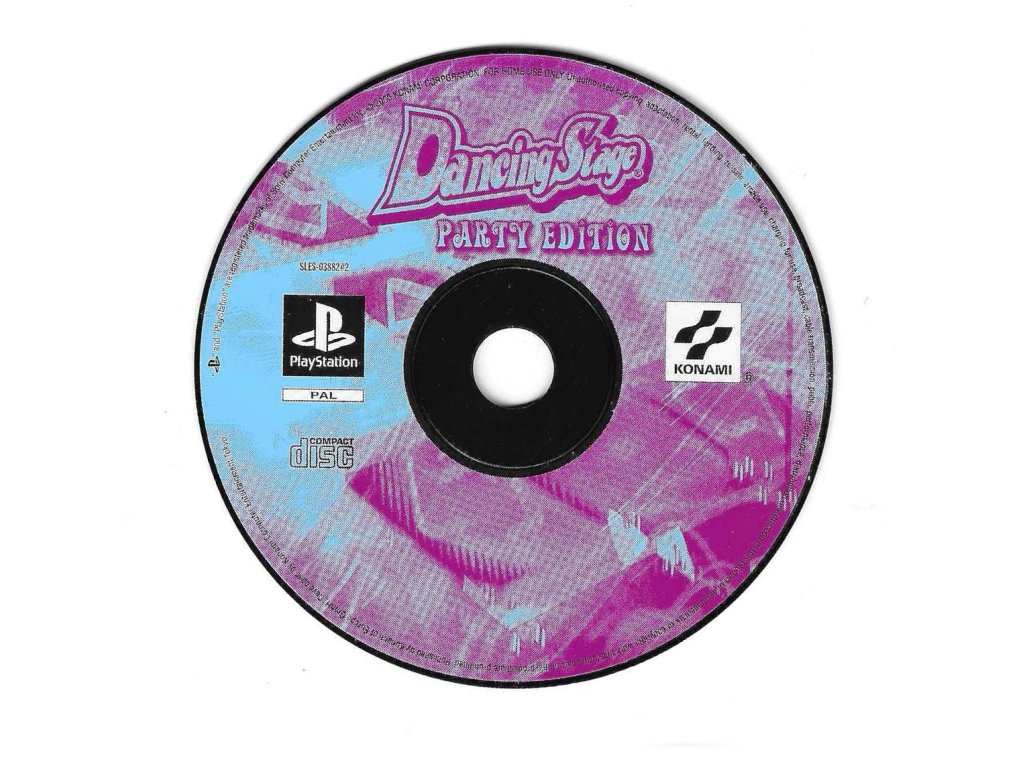 PS1 Dancing Stage Party Edition, pouze disk