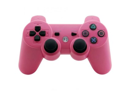 PS3 bezdrôtový ovládač - Ružový, nový