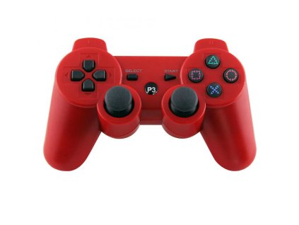 PS3 bezdrátový ovladač - Červený, nový
