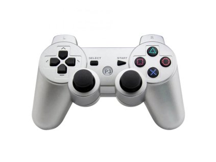 PS3 bezdrôtový ovládač - Strieborný, nový