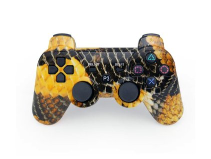 PS3 bezdrátový ovladač - Snake Skin, nový