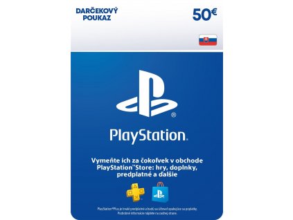 PlayStation Store - Darčeková karta 50 EUR