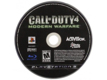PS3 - Call of Duty 4 Modern Warfare, iba disk
