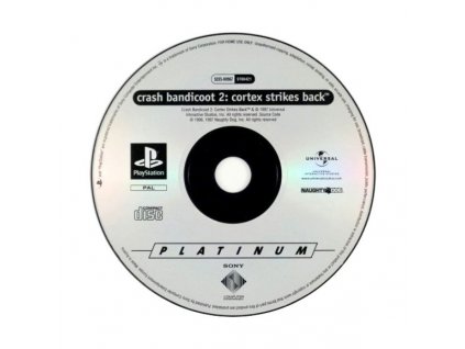PS1 - Crash Bandicoot 2 Cortex Strikes Back, iba disk