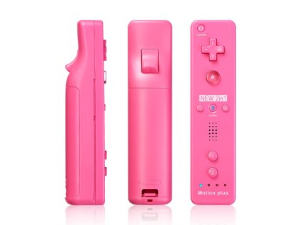 Nintendo Wii Motion Plus ovladač - Růžový